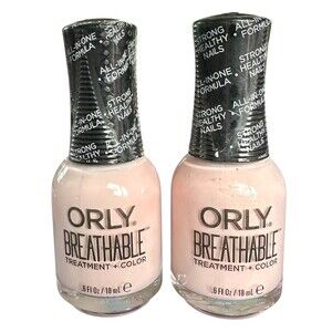 2Pack ORLY Breathable Nail Polish 1 Step Treatment + Color 20913 PAMPER ME